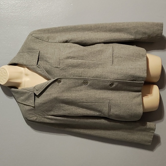 Lauren Ralph Lauren vintage women's gray green label 96%wool 4%lycra spandex - Picture 7 of 17